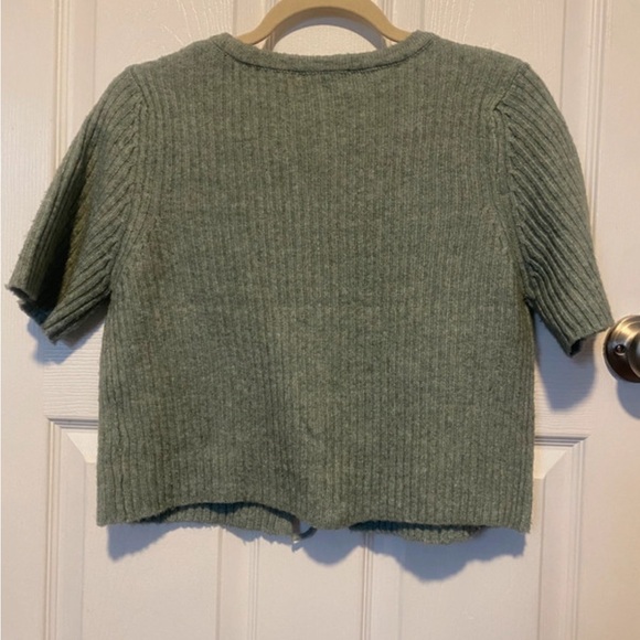 Open Tie Front Sweater - Picture 4 of 4